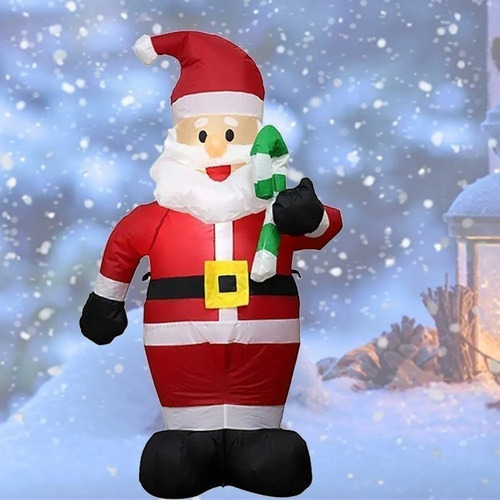 Papai Noel Inflável Com Sugar House - Imagem 3