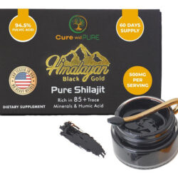 Cura Wid Resina Shilajit Pura Do Himalaia 94,5% Ácido Fúlvic