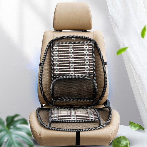 Almofada De Assento De Carro De Verão E Encosto Lombar - Imagem 7