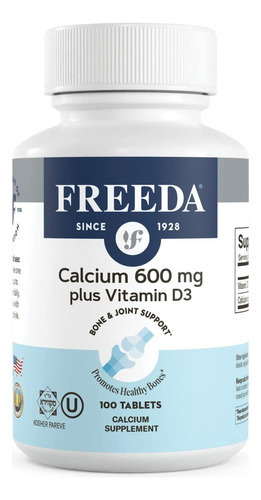 Freeda Cálcio 600 Mg Vitamina D3 400 Ui Comprimidos - Suplem