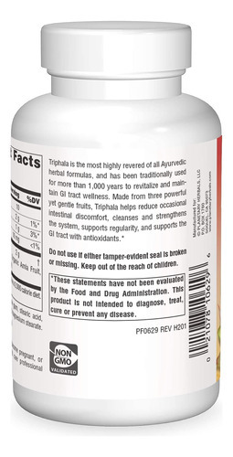 Ayurvédica Planetária, Triphala 1000mg - 120 Tabletes - Imagem 2