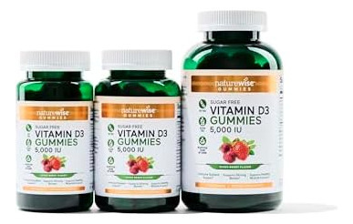 Gomas De Vitamina Diu Naturewise - Sabor De Frutas Vermelhas - Imagem 6