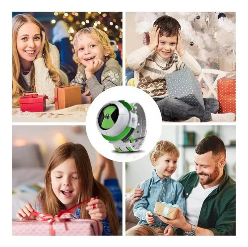 Qrelógio Projeção Ben 10 Omnitrix Brinquedo Infantil Glow - Imagem 7