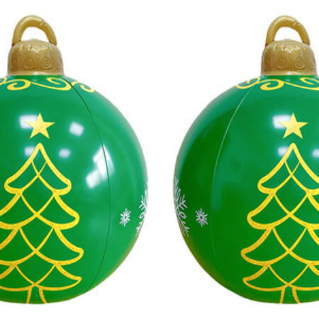 Bola Gigante De Decoração De Pvc Inflável De Natal De 65 Cm, - Imagem 9