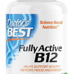 Vitamina B-12 Marca Doctors Best, 1500 Mcg, 60 Pastilhas