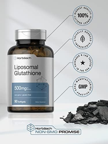 Cápsulas Gelatinosas De Glutationa Lipossomal Horbaach 500mg - Imagem 4