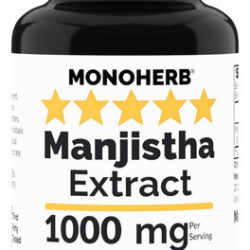 Monoherb Manjistha 1000 Mg - 90 Cápsulas Vegetarianas - Extr