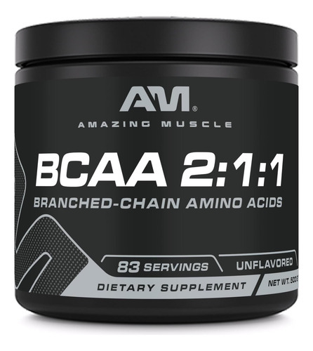 Amazing Muscle Bcaa Amino Suplemento | 2: 1: 1 Razão De Amin
