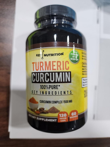 Key Nutrition, Complexo De Cúrcuma E Curcumina Com Piperina, - Imagem 6