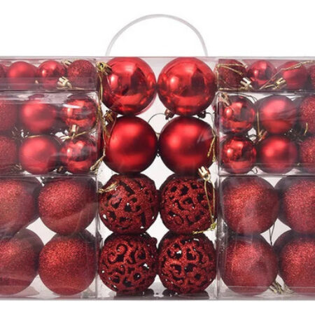 Conjunto De Enfeites De Bolas De Natal De 100 Peças - Imagem 15