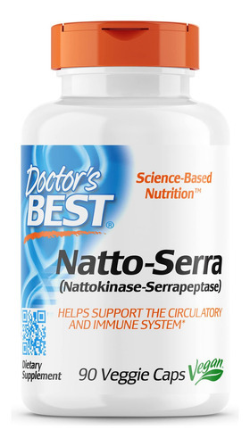 Doctors Best Natto-serra, Não Ogm, Vegano, Sem Glúten, 90