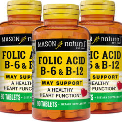 Vitamina B-12, Marca Mason Natural, 100 Mcg, 90 Comprimidos