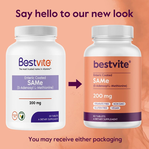 Bestvite Sam-e 200mg (60 Comprimidos) (1 Pacote) Ingrediente - Imagem 2