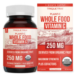 Suplemento Triquetra Health Organic Vitamina C 90 Porções