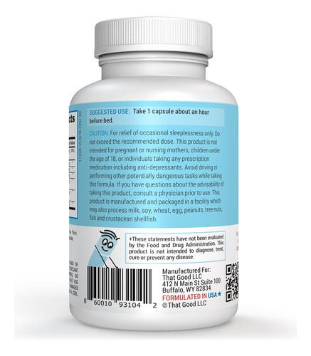 That Good Supp Co - That Good Sleep Night Time Sleeping Aid - Imagem 8