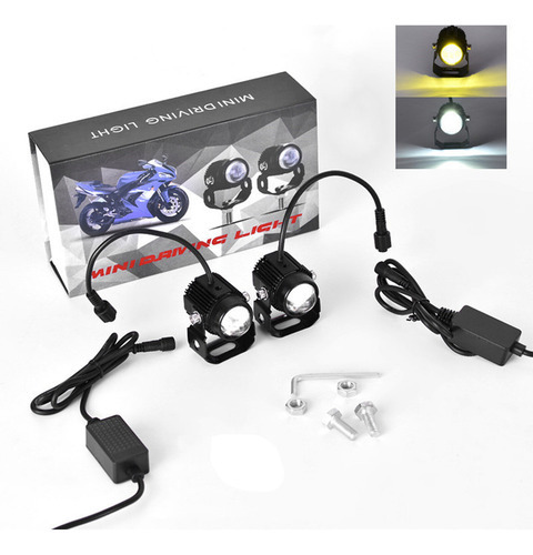 Farol Led De Mini Projetor Universal Para Motocicleta 12v - Imagem 4
