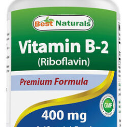 Vitamina B2 Best Naturals/ 400 Mg/120 Cápsulas