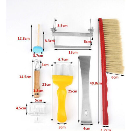 7 Pçs/set Apicultura Equipamento Ferramentas Apicultor Pinc - Imagem 4