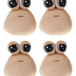 New 4pcs Emoção Alienígena Pou Boneca Brinquedo De Pelúcia