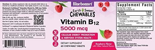 Vitamina B-12 Marca Bluebonnet, 5000 Mcg, 60 Comprimidos - Imagem 7