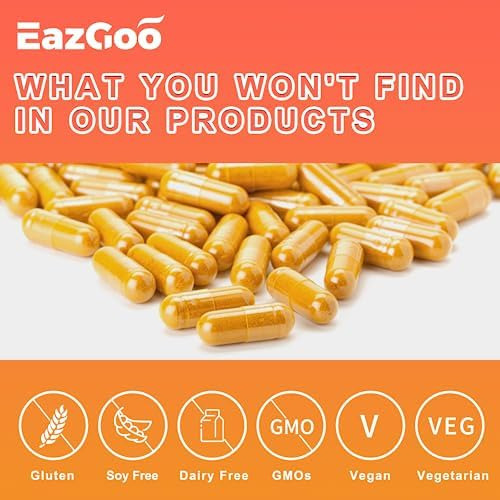 Eazgoo Coqmg Capsules, Suplemento Vegano Para Produção De En - Imagem 6