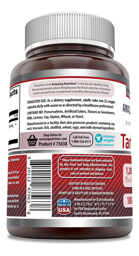 Incrível Formulas Tart Charry 1200 Mgper Servição | 180 Cáps - Imagem 3