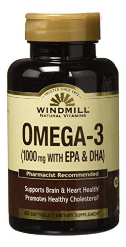 Ômega 3 Sfgl 1000mg Wmill Tamanho: 60