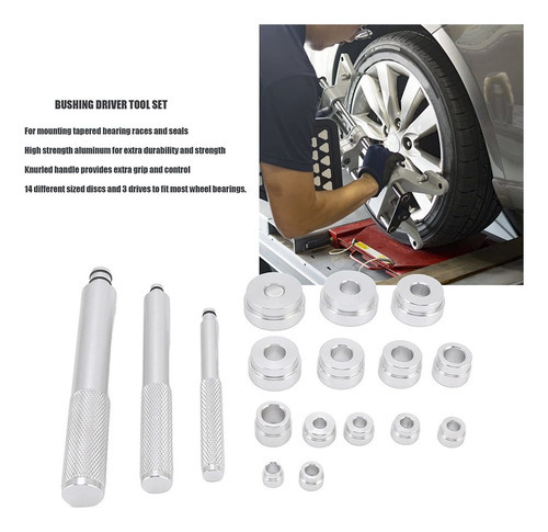 17pcs Kit De Remoção De Instalador De Buchas Para Rolamentos - Imagem 5