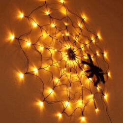 Luz De Corda De Rede De Aranha Teia De Aranha De Halloween