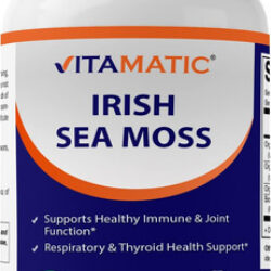 Vitamatic Organic Irish Sea Moss 120 Cápsulas Vegetarianas