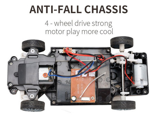 Controle De Rádio Mini Rc Racing Turbo Racing Drift - Imagem 7