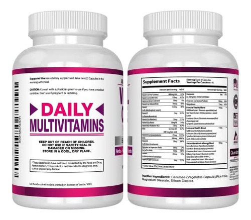 Arazo Nutrition Vital One Multivitamínico Para Mulheres - Su - Imagem 3