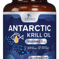 Óleo De Krill Antártico 1000mg, Ômega-3 Epa, Dha, Com Suple
