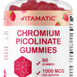 Picolinato De Cromo Vitamatic 1000 Mcg - 90 Gomas - Cromo De