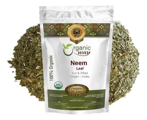 Folha De Neem De Forma Orgânica Cortada E Peneirada | Chá De