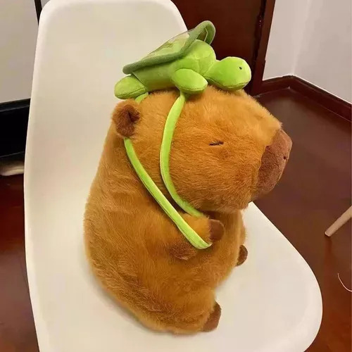 Brinquedo De Pelúcia De Capivara, Lindo Animal De Pelúcia De - Imagem 4