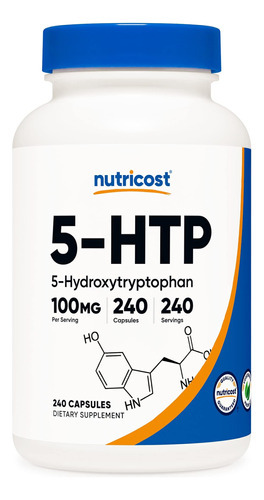 Nutricost 5-htp 100mg, 240 Cápsulas Vegetarianas (5-hidroxit