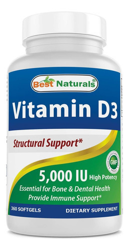 Melhores Cápsulas Softgel De Vitamina Diu 360 Naturals
