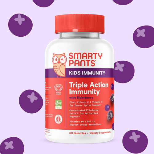 Smartypants Kids Immunity Sabugueiro Gomas: Suplemento De Su - Imagem 2