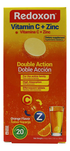 Vitamina C Redoxon 1000mg 20 Comprimidos Efervescentes