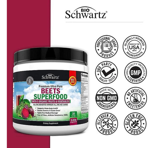 Pó De Raiz De Beterraba - Suplemento De Superalimento De Bet - Imagem 4