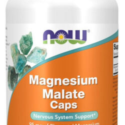Now Foods Supplements, Cápsulas De Malato De Magnésio Com 95