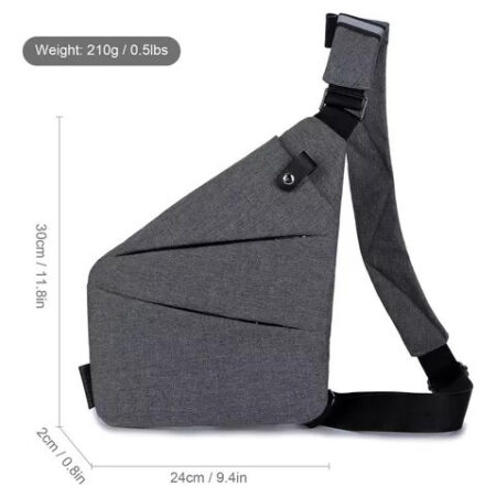 Pacote Esportivo Sling Casual Bag Chest Caminhada Travel Sli - Imagem 15