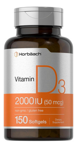 Cápsulas Gelatinosas Diu De Vitamina Horbäach (50mcg) | 150