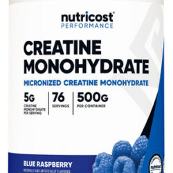 Suplemento Nutricost Creatina Monohidratada Em Pó 500g Blue