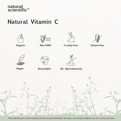 Suplemento Científico Natural De Vitamina C 500 Mg Para Supo - Imagem 4