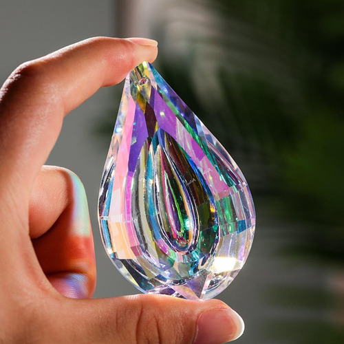 90mm Grande Bola De Cristal Prisma Pingente Gota Bead Para - Imagem 6