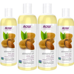 Óleo De Amendoa 473ml Now Foods Almond Oil Puro 4un