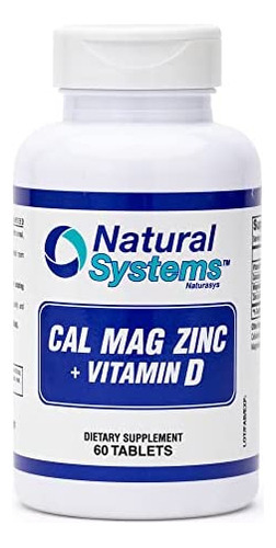 Suplemento De Cálcio, Magnésio, Zinco E Vitamina D 60 Compr