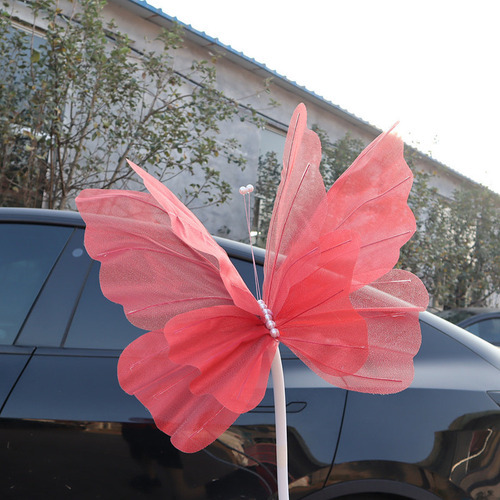 4buquê Gigante,borboletas Artificiais,decoração De Casamento - Imagem 4